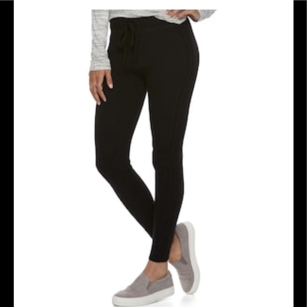 Juniors SO drawstring sweater‎ leggings NWT